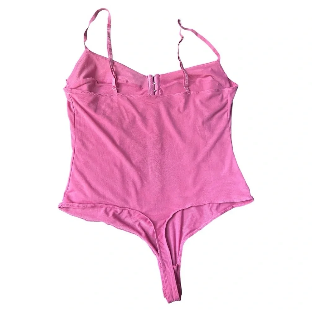 NWOT Free People Night Rhythm Corset Bodysuit